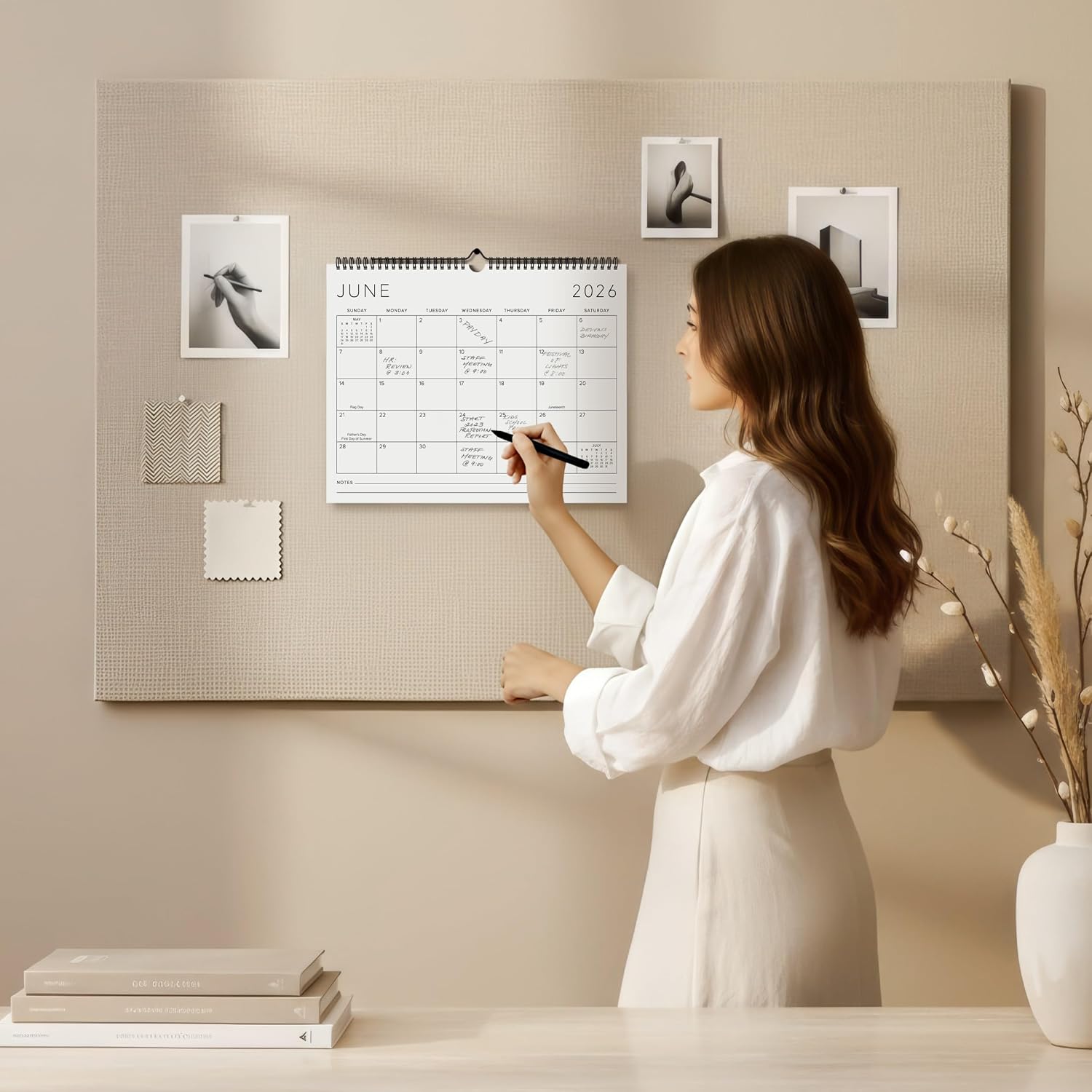 Detalle de ZICOTO zic-minwcal0626-1227_26-024 2026–2027 Wall Calendar, 14.5 x 11.5 in