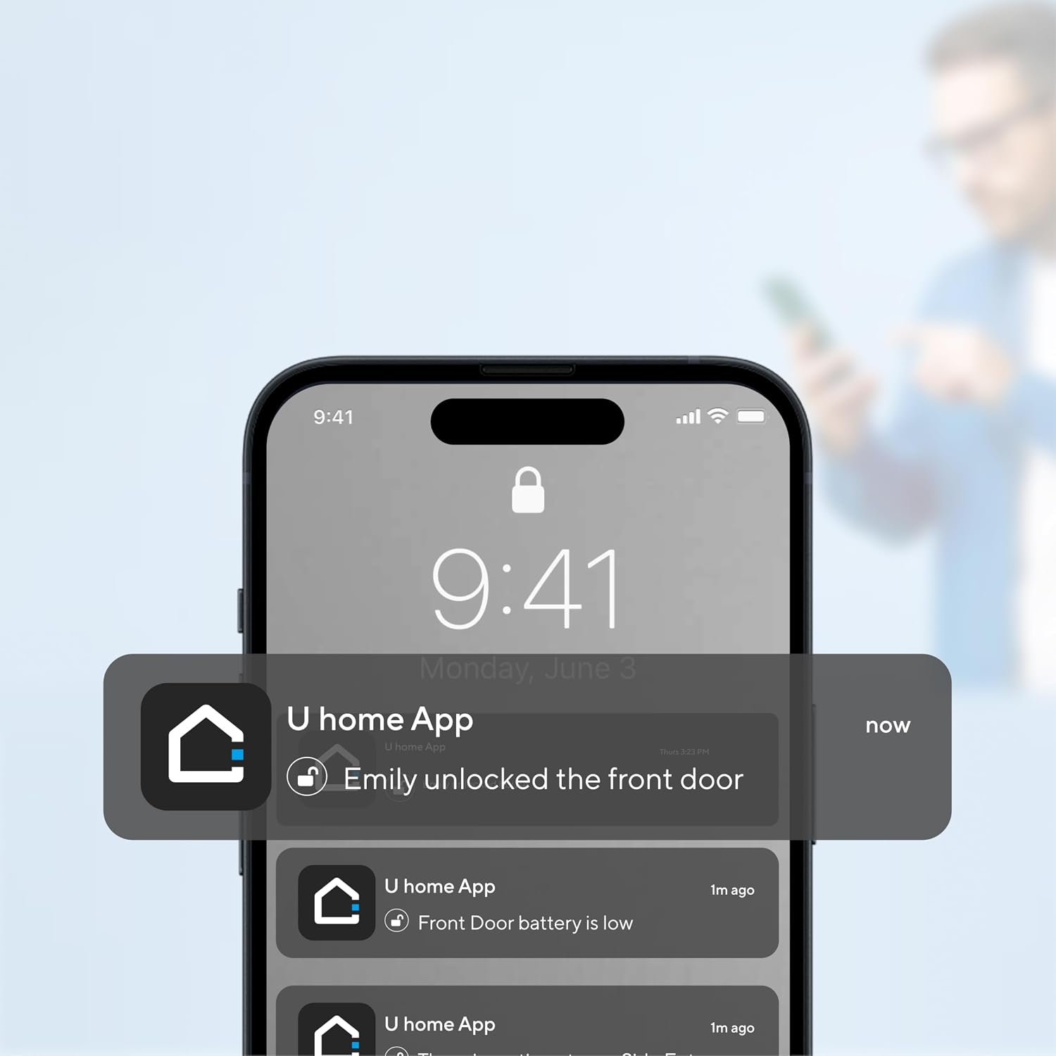 Detalle 2 de ULTRALOQ Smart Lock with Fingerprint Access