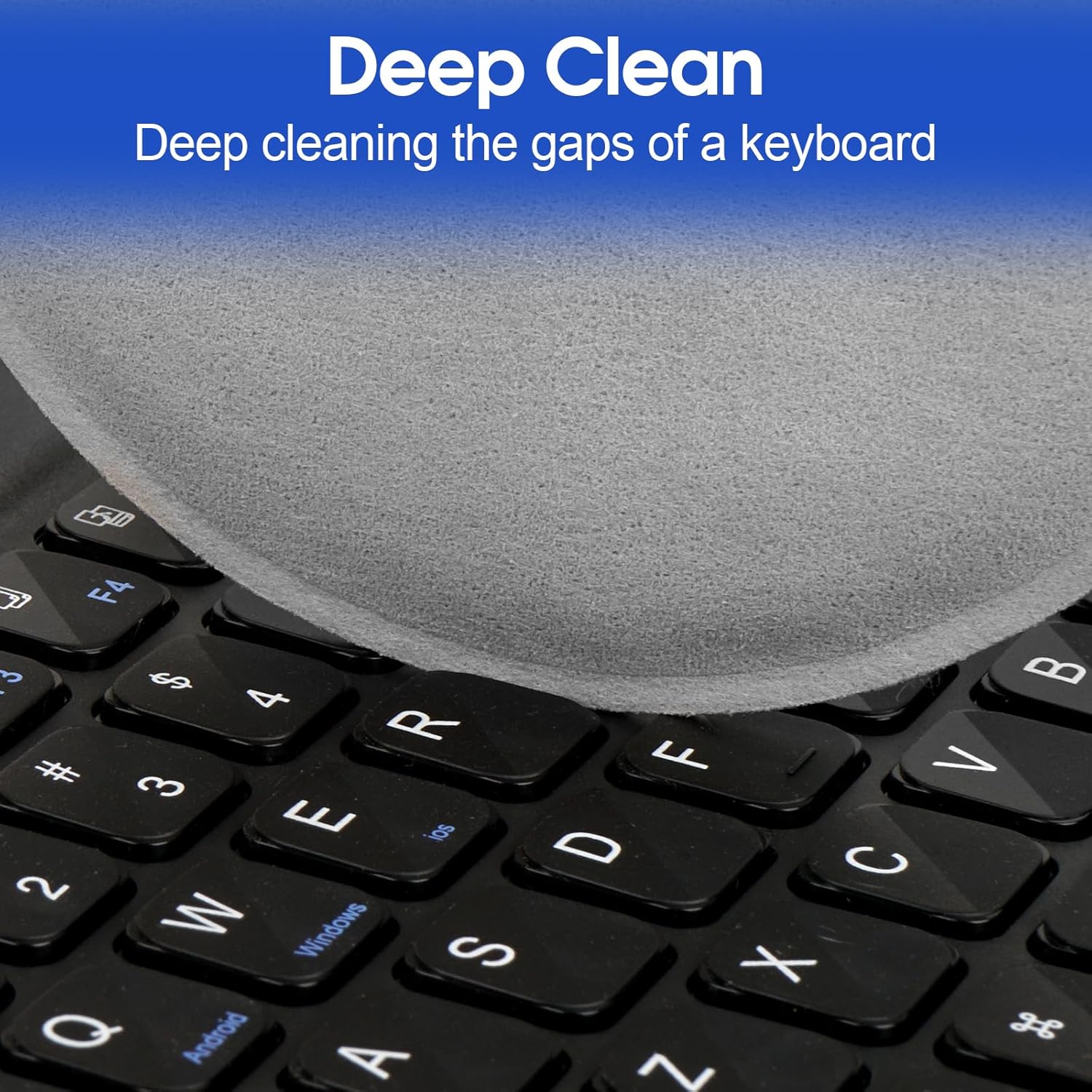 Thumbnail 3 de HoYiXi Microfibre Screen Cleaning Cloth (Grey) for Laptops, Tablets, Phones & TVs