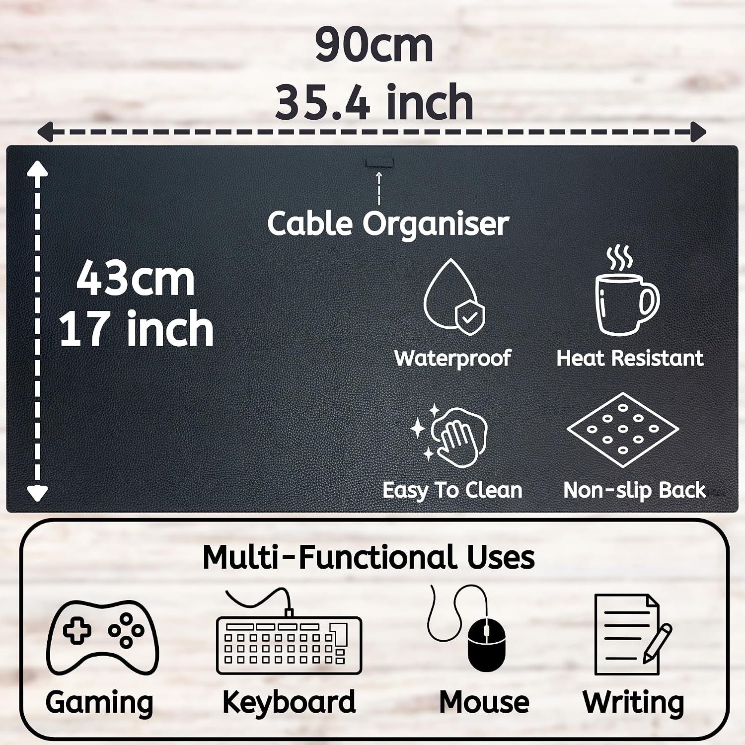 Detalle 2 de Super and Social Desk Mat 90 x 43cm