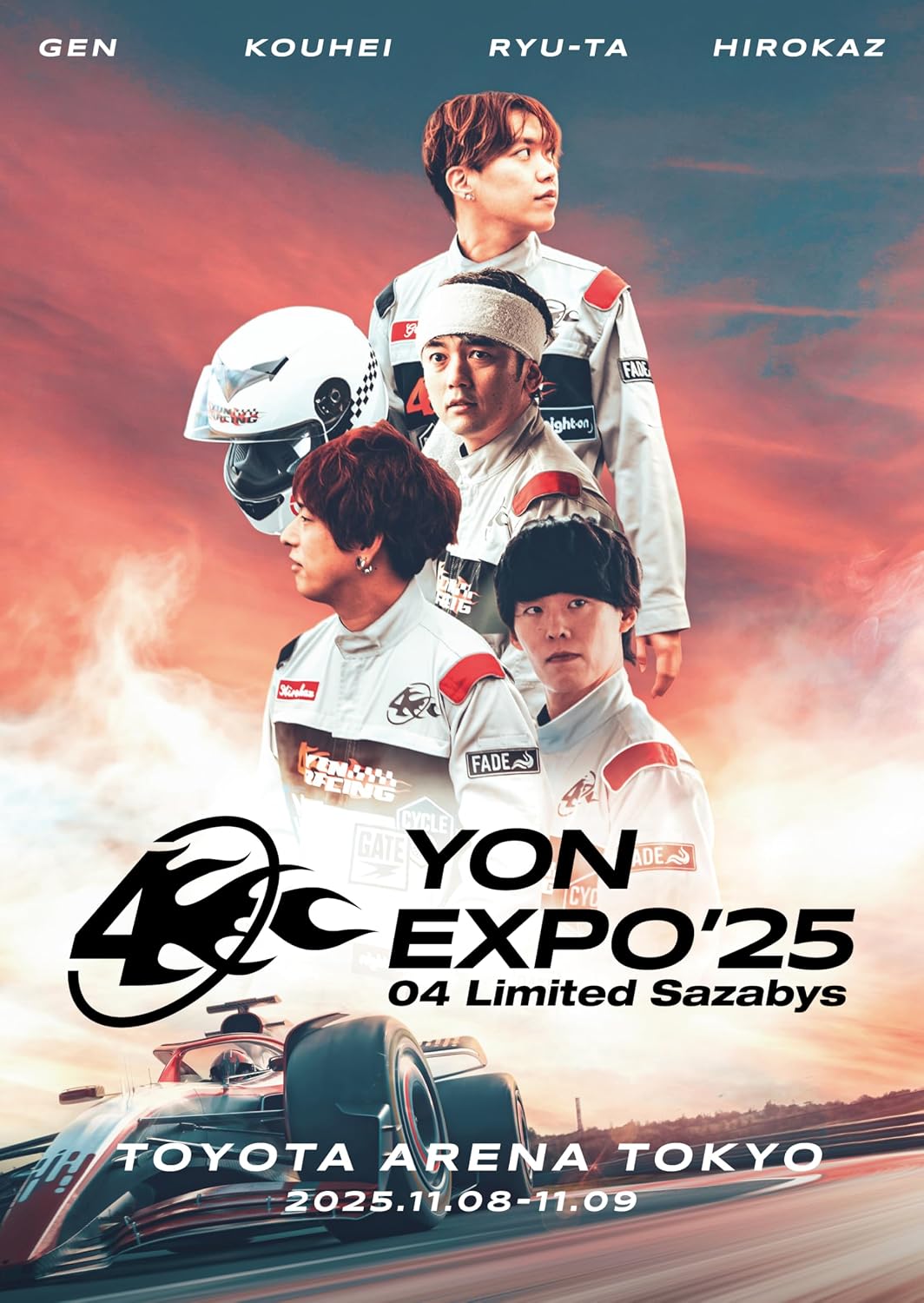 Detalle de 04 Limited Sazabys YON EXPO’25 DVD|TOYOTA ARENA TOKYOのDay1・Day2を収録