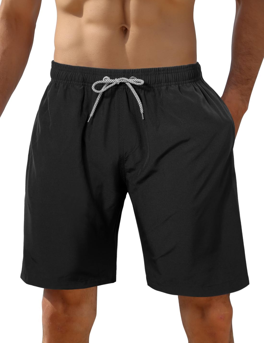 Detalle de iCKER Herren Shorts Badehose – Schnelltrocknend, 3D-Druck Strand-Board Shorts