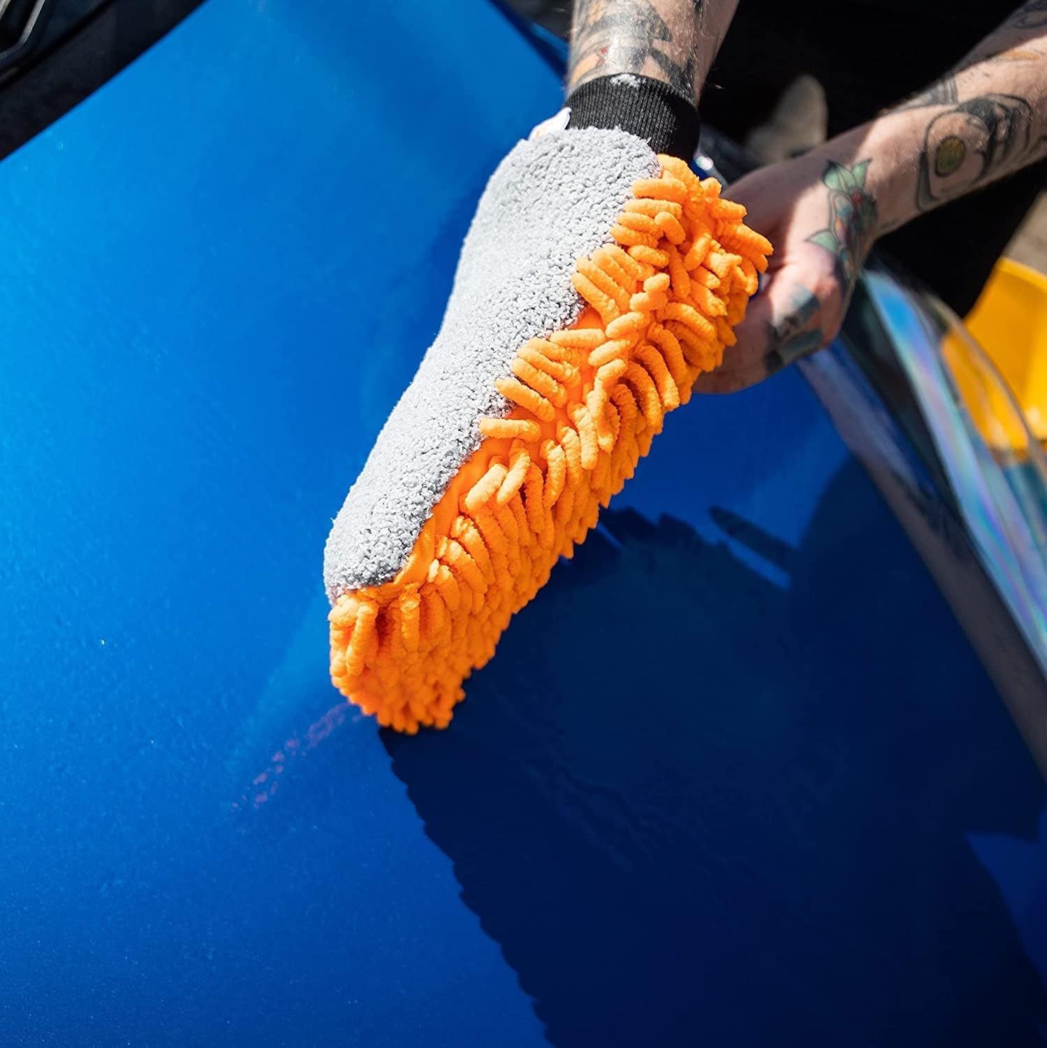 Thumbnail 5 de Meguiar's Hybrid Wash Mitt – Beidseitiger Mikrofaser Waschhandschuh (X210200EU)