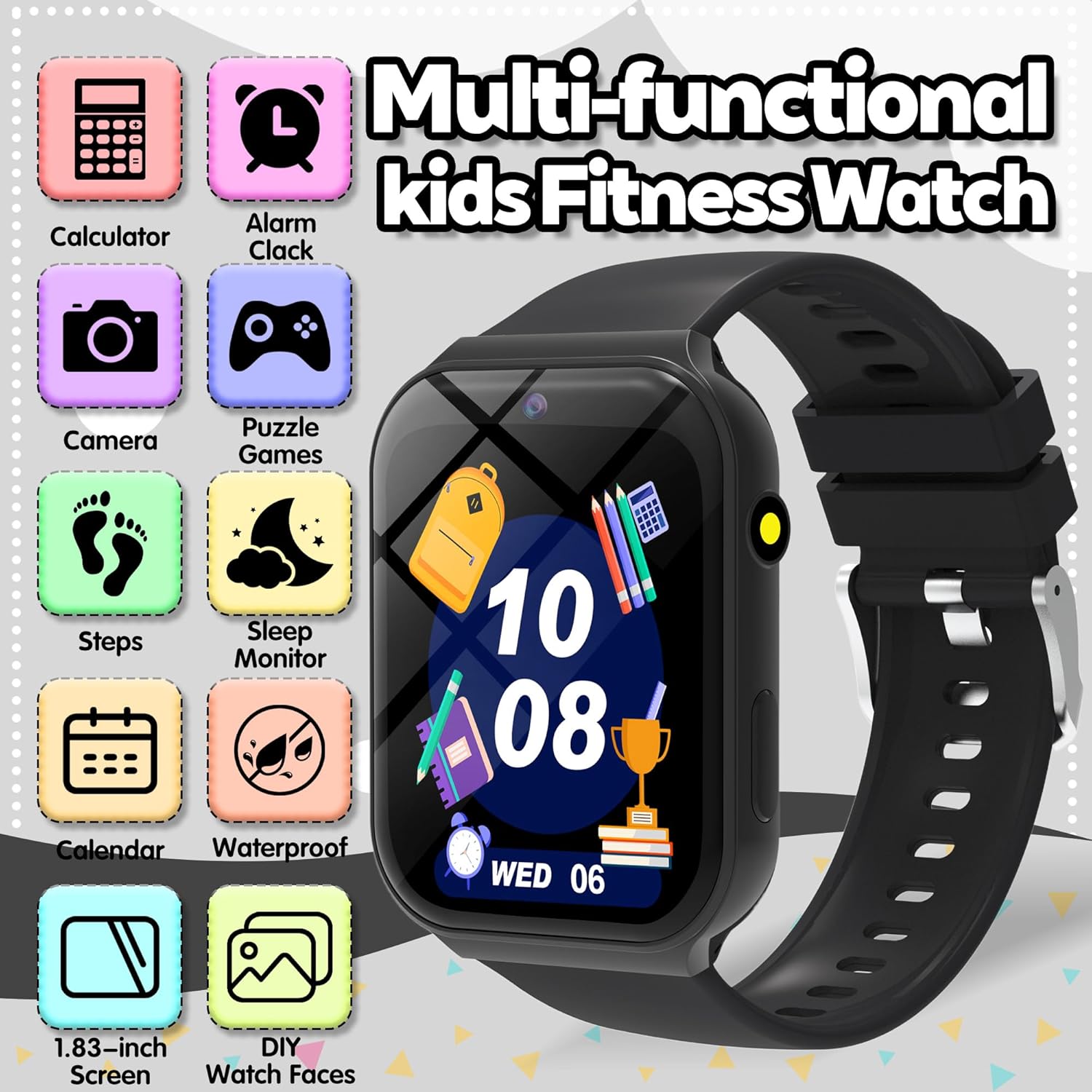 Detalle 2 de Kids Smart Watch for Girls Boys: A Practical First Tech Companion for Active Kids