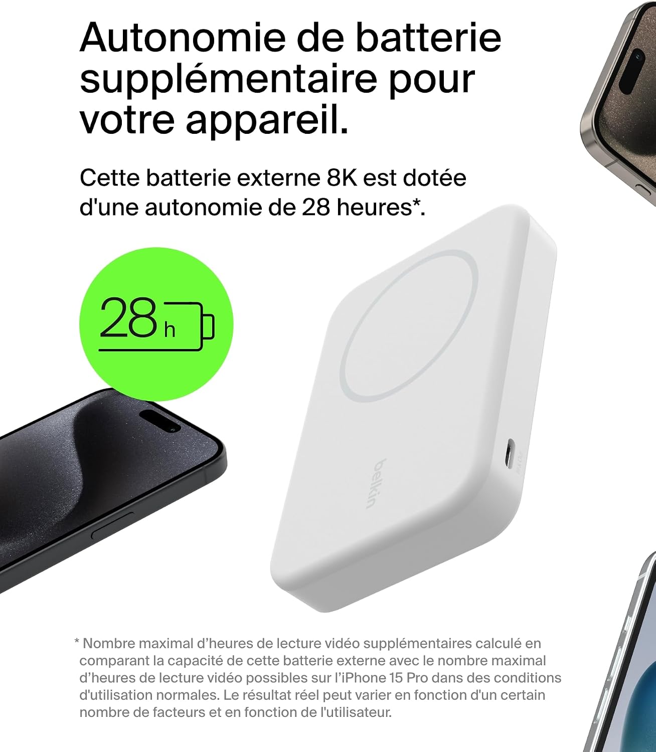 Thumbnail 2 de Belkin BoostCharge Pro Batterie Externe 8000 mAh