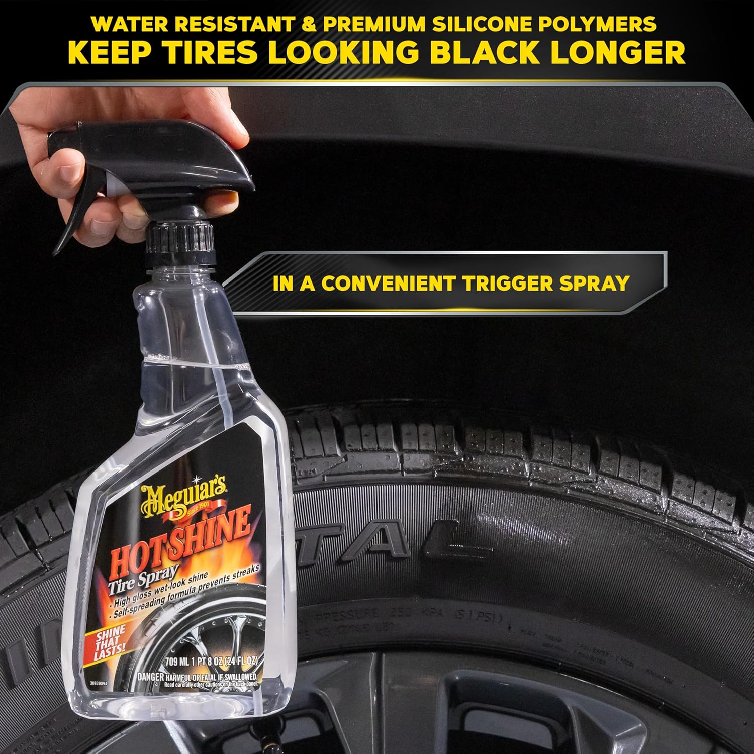 Thumbnail 6 de Meguiar's G12024EU Hot Shine Tire Spray – 710ml