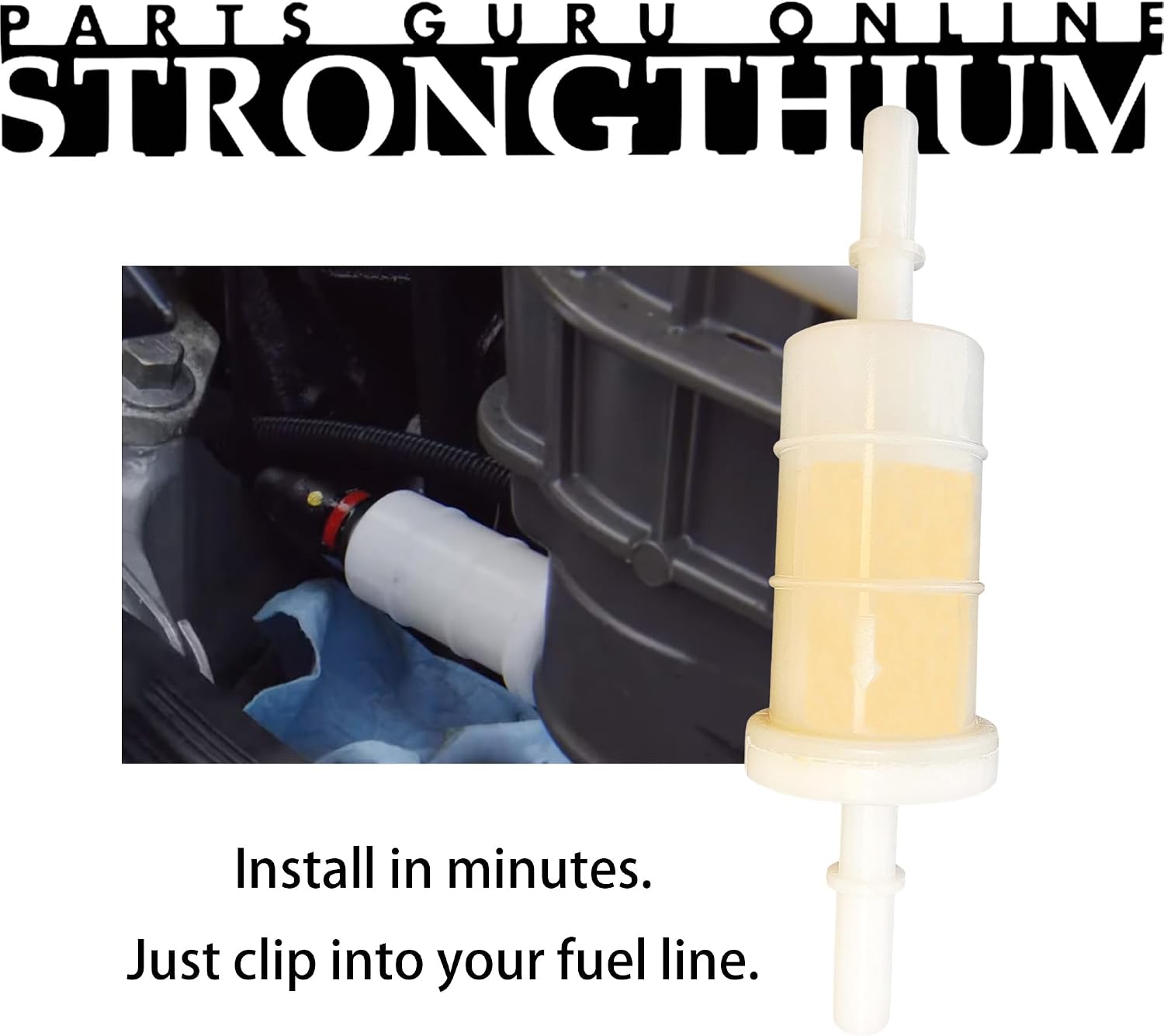 Detalle 2 de Strongthium 879885Q Fuel Filter for Mercury/Mariner Outboards (2-Pack) – 20 Micron Inline 5/16