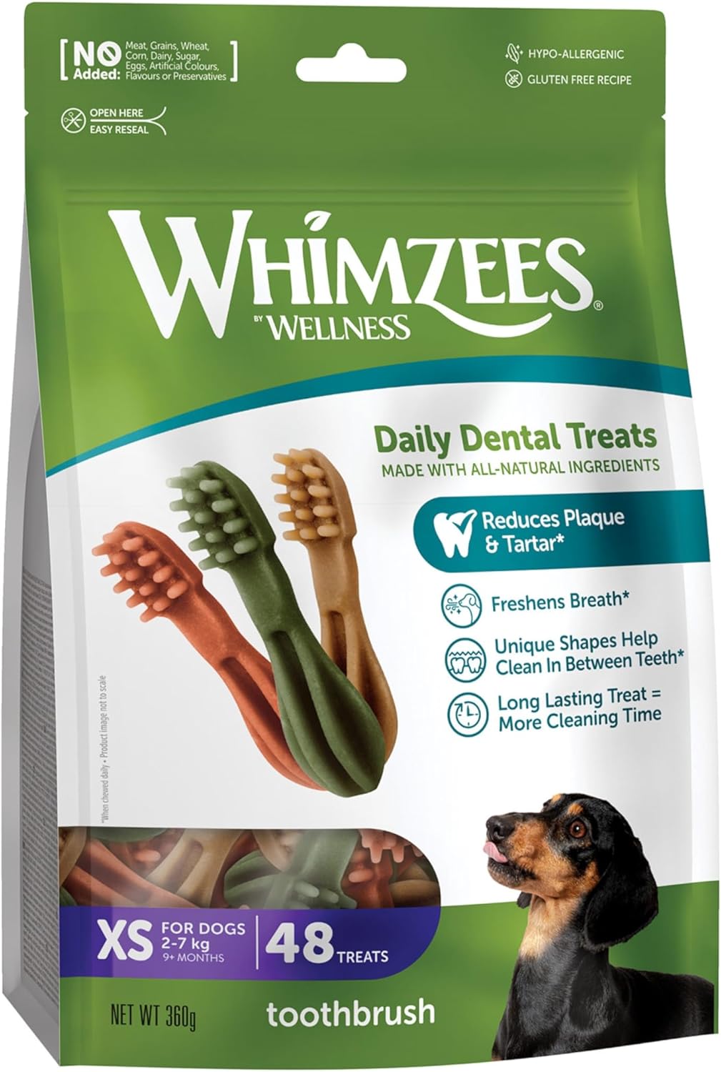 Thumbnail 2 de WHIMZEES Spazzolini da denti S – Fondo Mensile 30 pezzi, Taglia S
