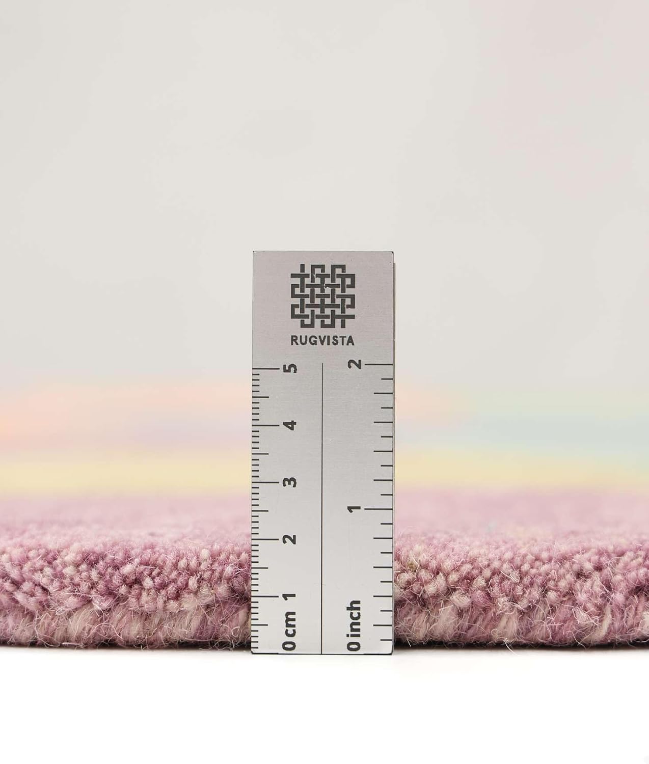 Detalle 2 de RugVista Colorful Knot Kids Rug, 100 x 100 cm, medium pile, Oeko-Tex 100
