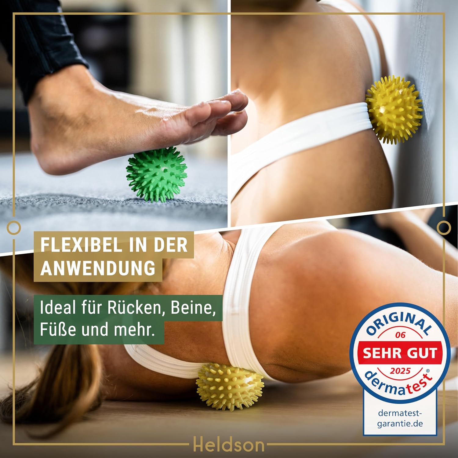 Thumbnail 4 de HELDSON Premium Massageball Set 7 cm đ§