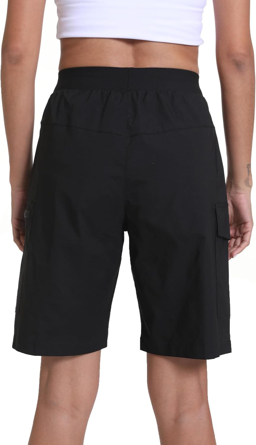 Detalle 2 de zsenoxaxi Women's Hiking Cargo Shorts: Lightweight, Quick-Dry, and Ready for Outdoor Adventures