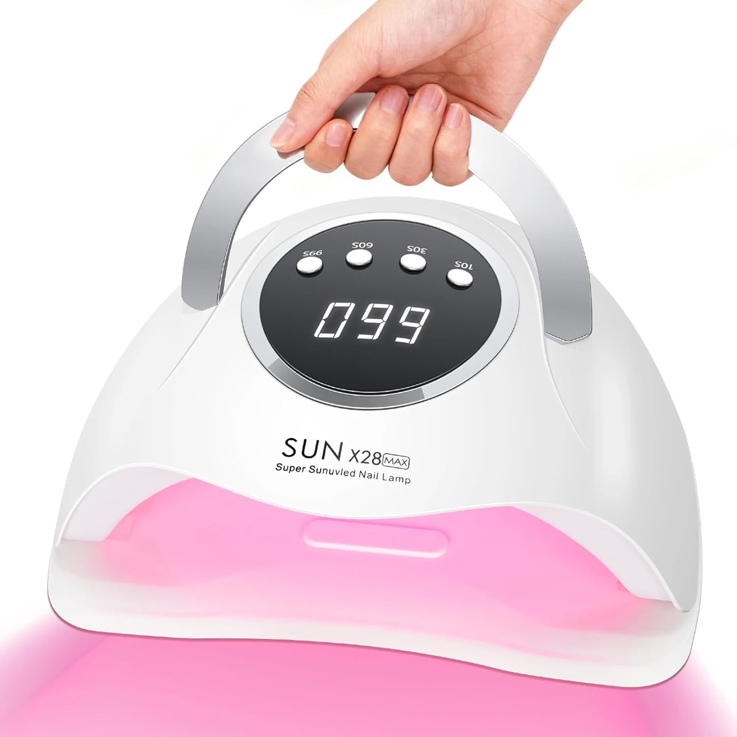 Thumbnail 6 de MainPi UV/LED Nail Lamp 380W with 90 LEDs, Auto Sensor and 4 Timer Settings
