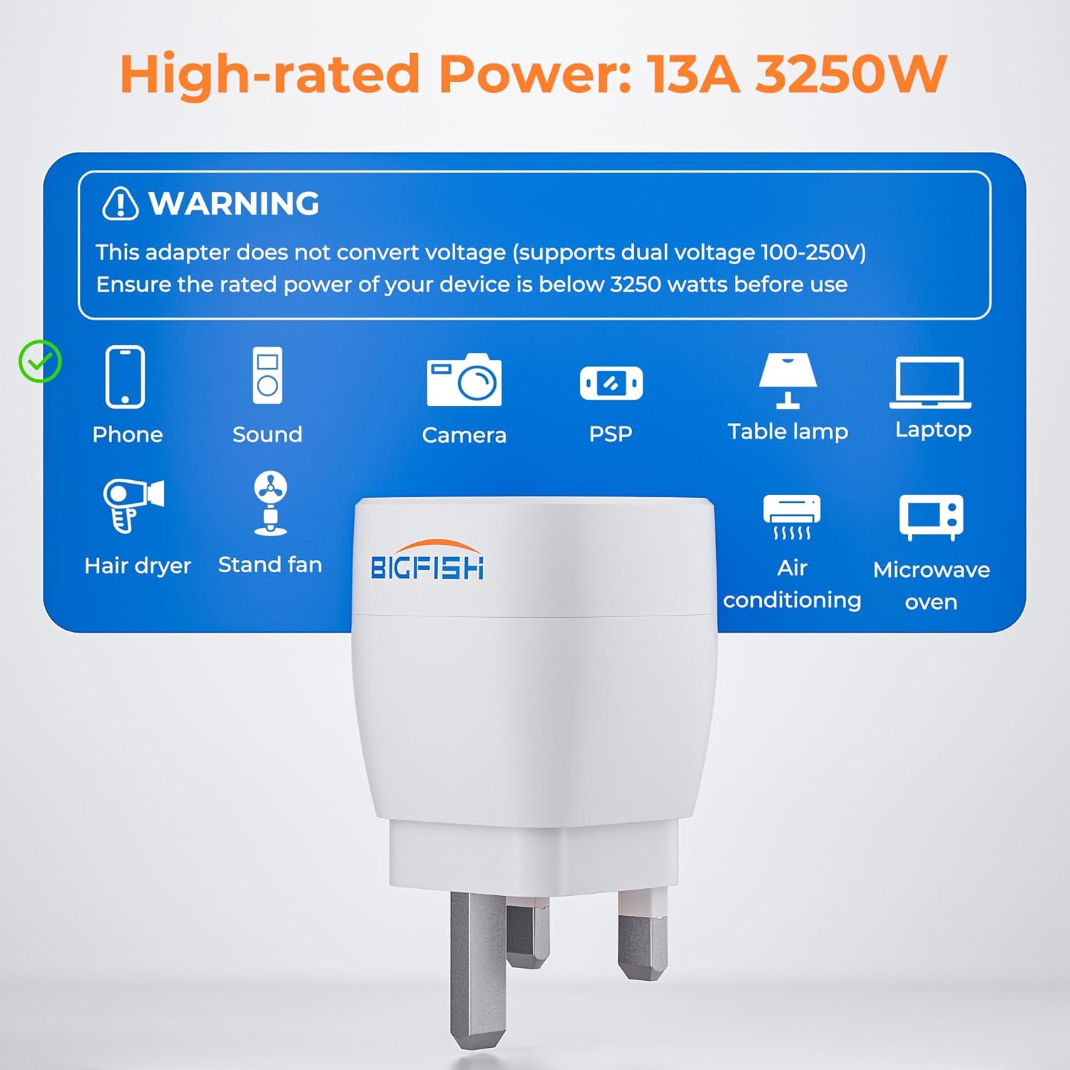 Thumbnail 6 de Bigfish UK Adapter 2er Pack