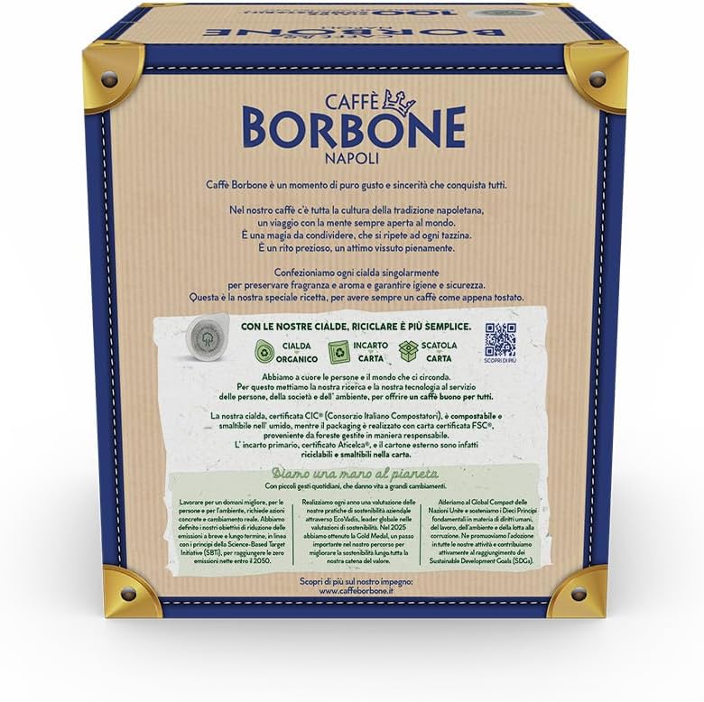 Thumbnail 5 de Caffè Borbone Dosette Compostable Dek – Mélange décaféiné ESE, 100 dosettes