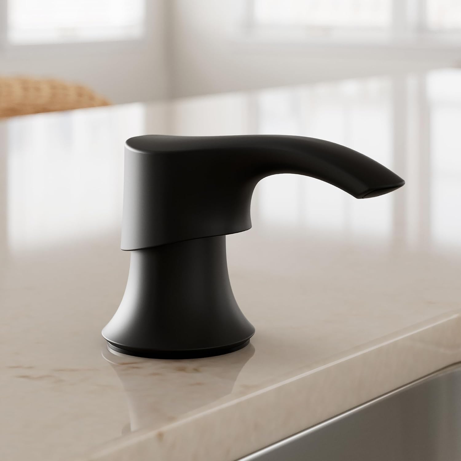 Thumbnail 1 de Pfister KSDSRDBB SoloTilt Kitchen Soap Dispenser, Matte Black, Top-Fill