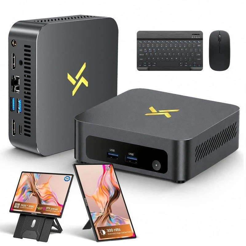 Detalle de Huidun Mini PC Core 5 210H