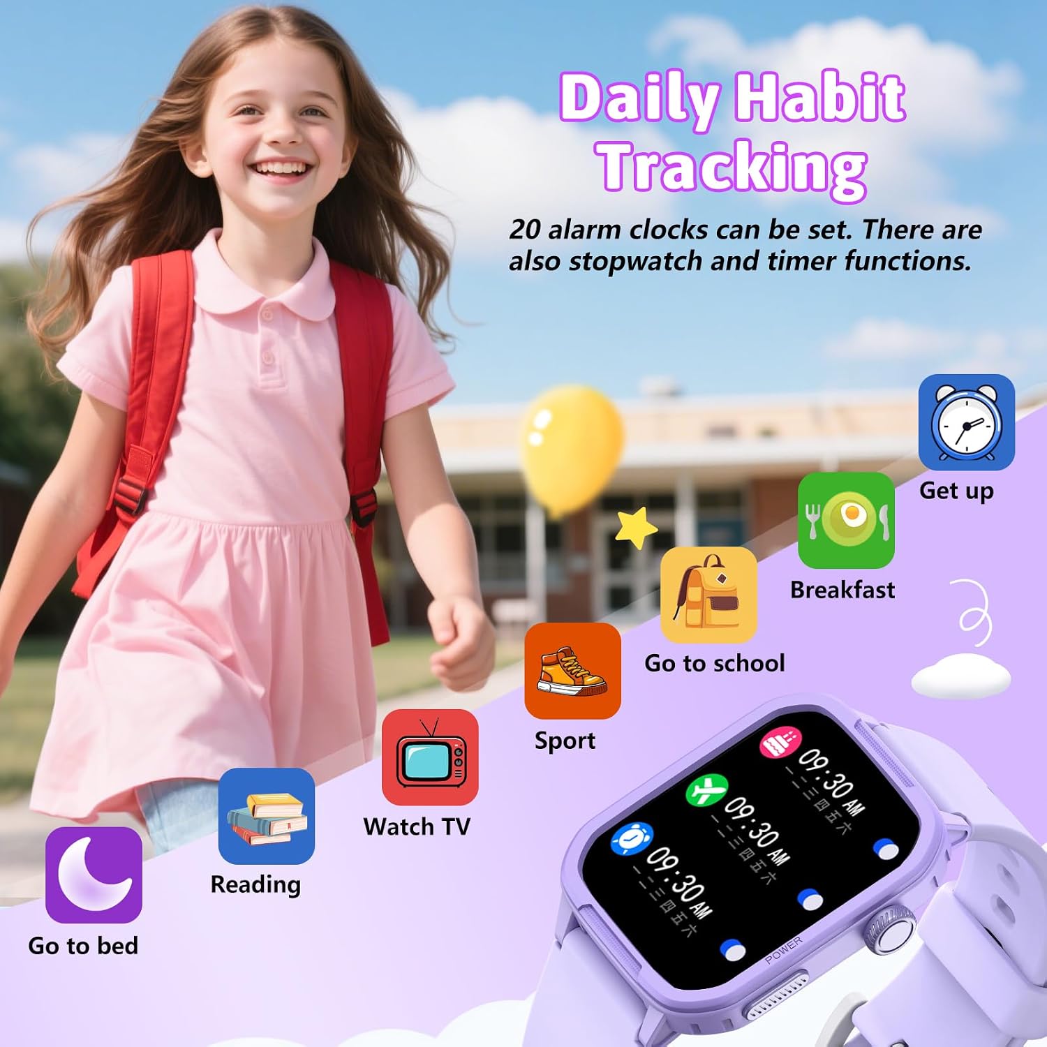 Thumbnail 5 de Kids Smart Watch ModaWin 19 modes