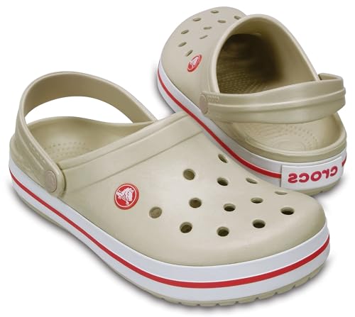 Thumbnail 1 de Crocs Crocband Clogs Unisex in Stucco Melon – UK 8 Men / 9 Women