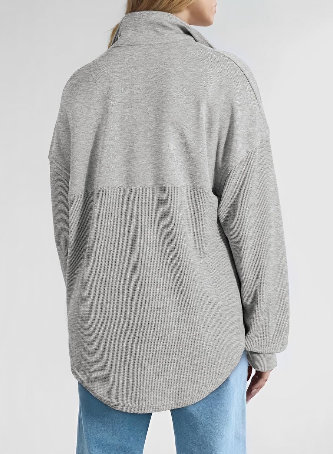 Thumbnail 2 de SHEWIN Womens Waffle Knit Half Zip Sweatshirt