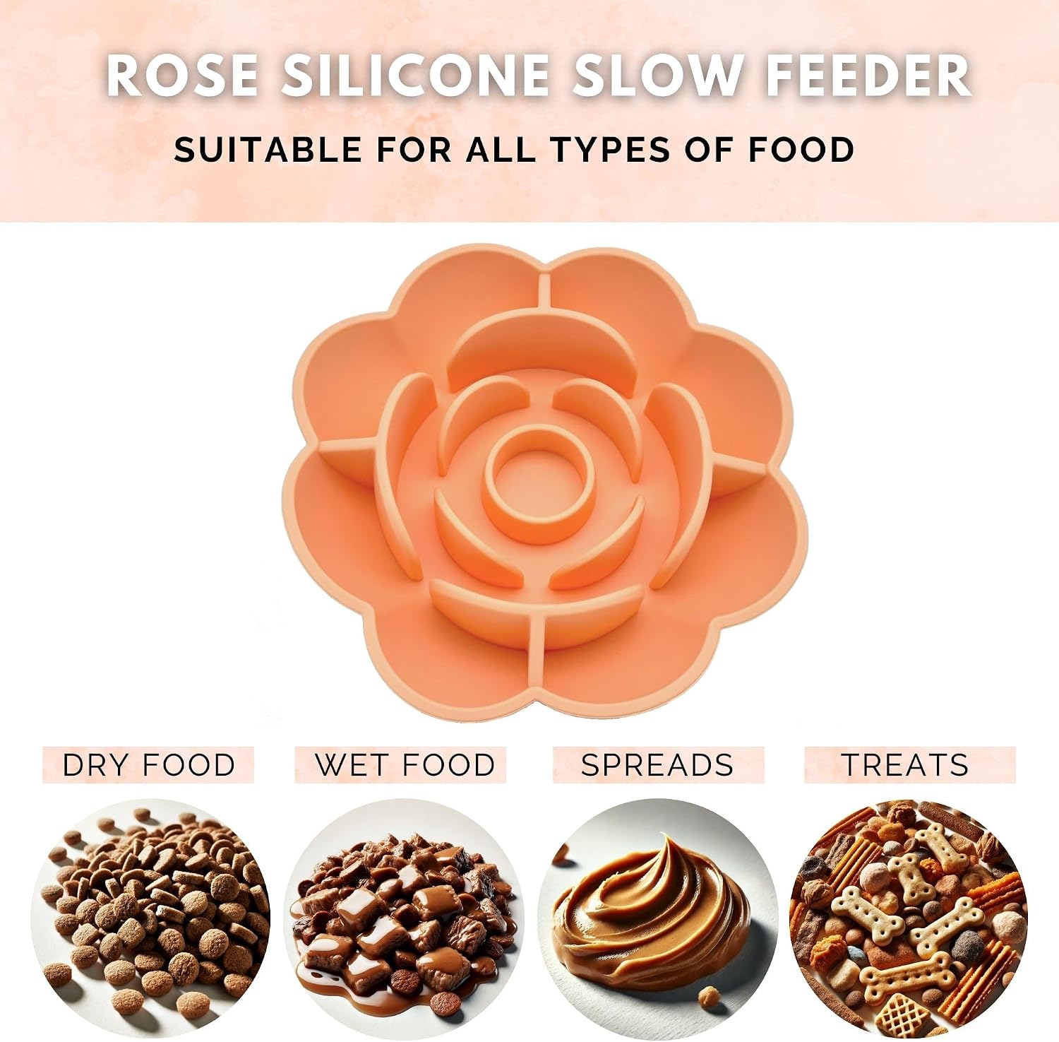 Detalle 2 de WOOFELITE Slow Feeder Dog Bowl Silicone