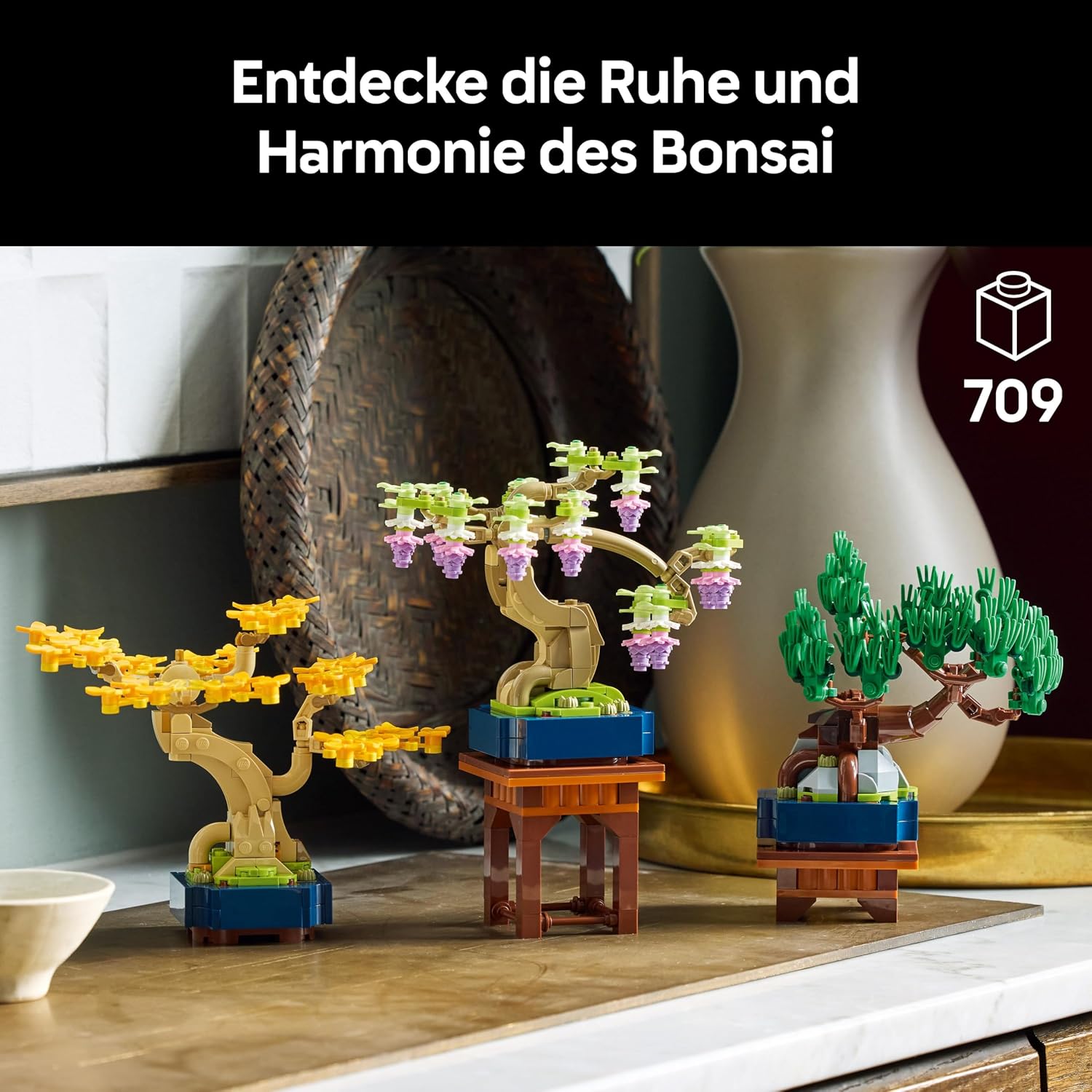 Detalle 2 de LEGO 10373 Mini-Bonsais, 3 Modelle