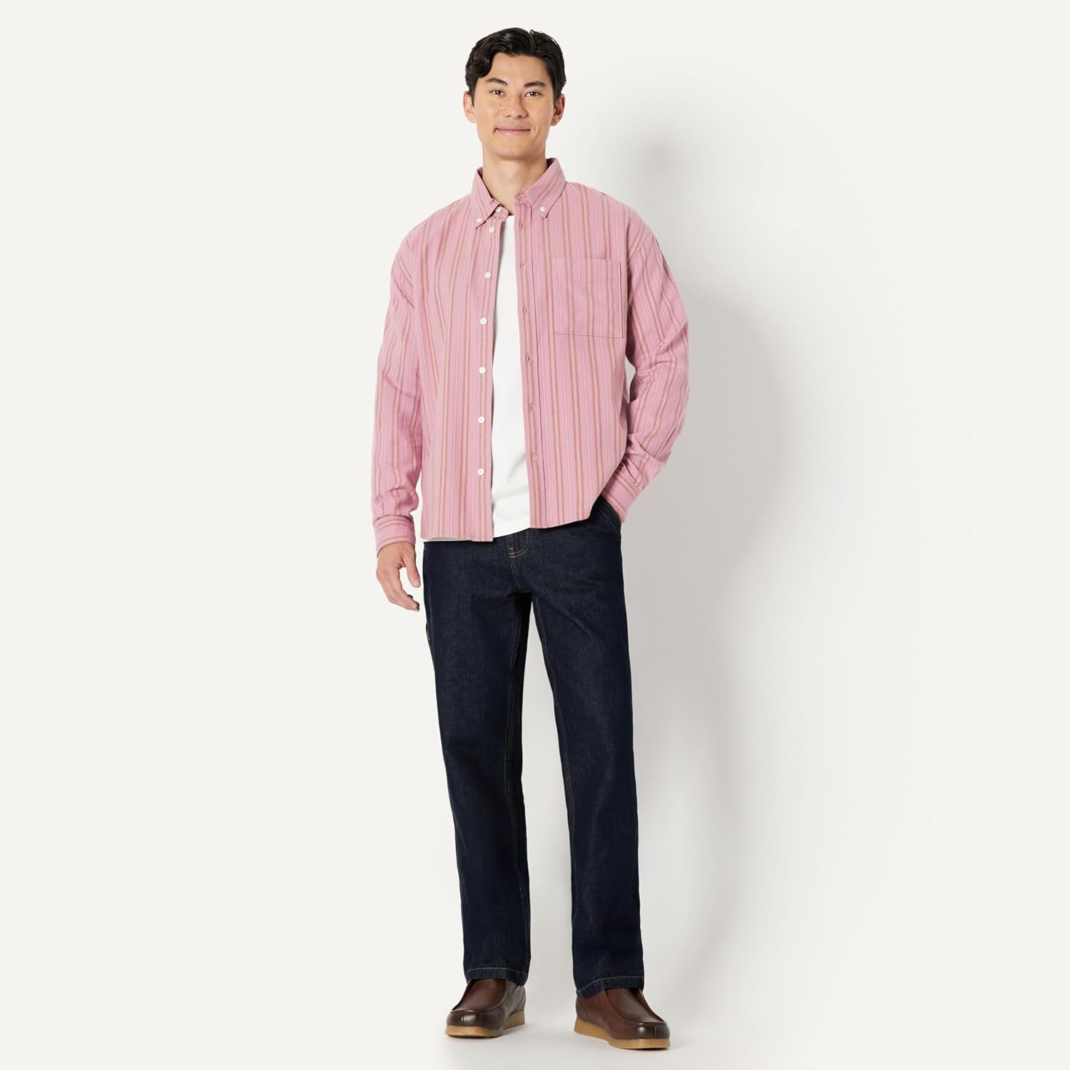 Thumbnail 4 de Amazon Essentials Men's Modern Oversized-Fit Cotton Button-Down Shirt