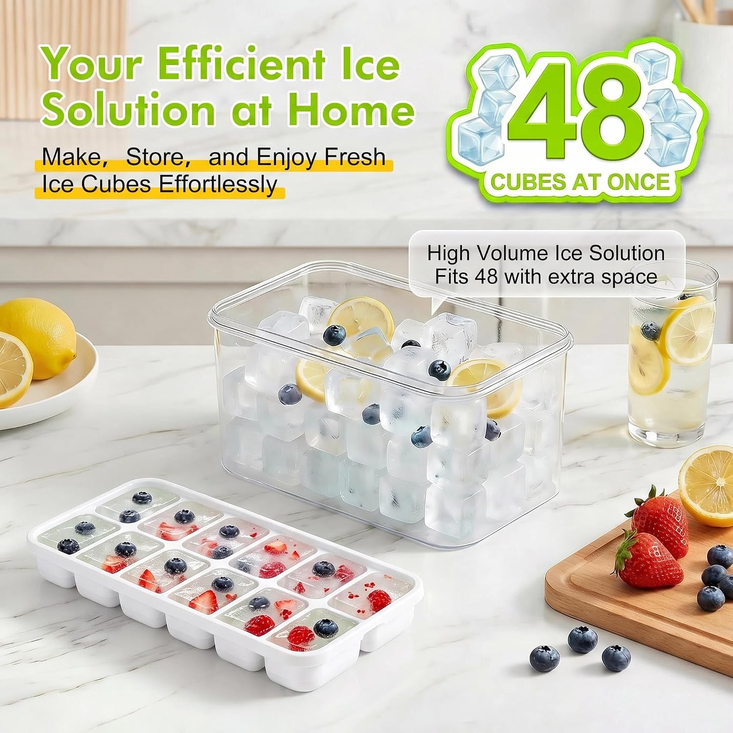 Detalle 2 de Ice Cube Tray Set, 4-Pack