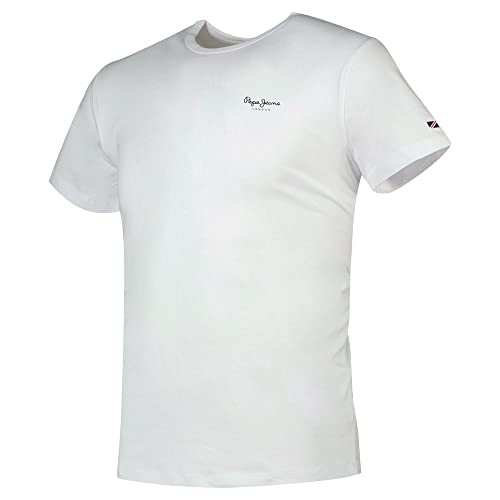 Detalle 2 de Pepe Jeans Original Basic 3 N Camisetas de Manga Larga en Blanco (XL) para Hombre