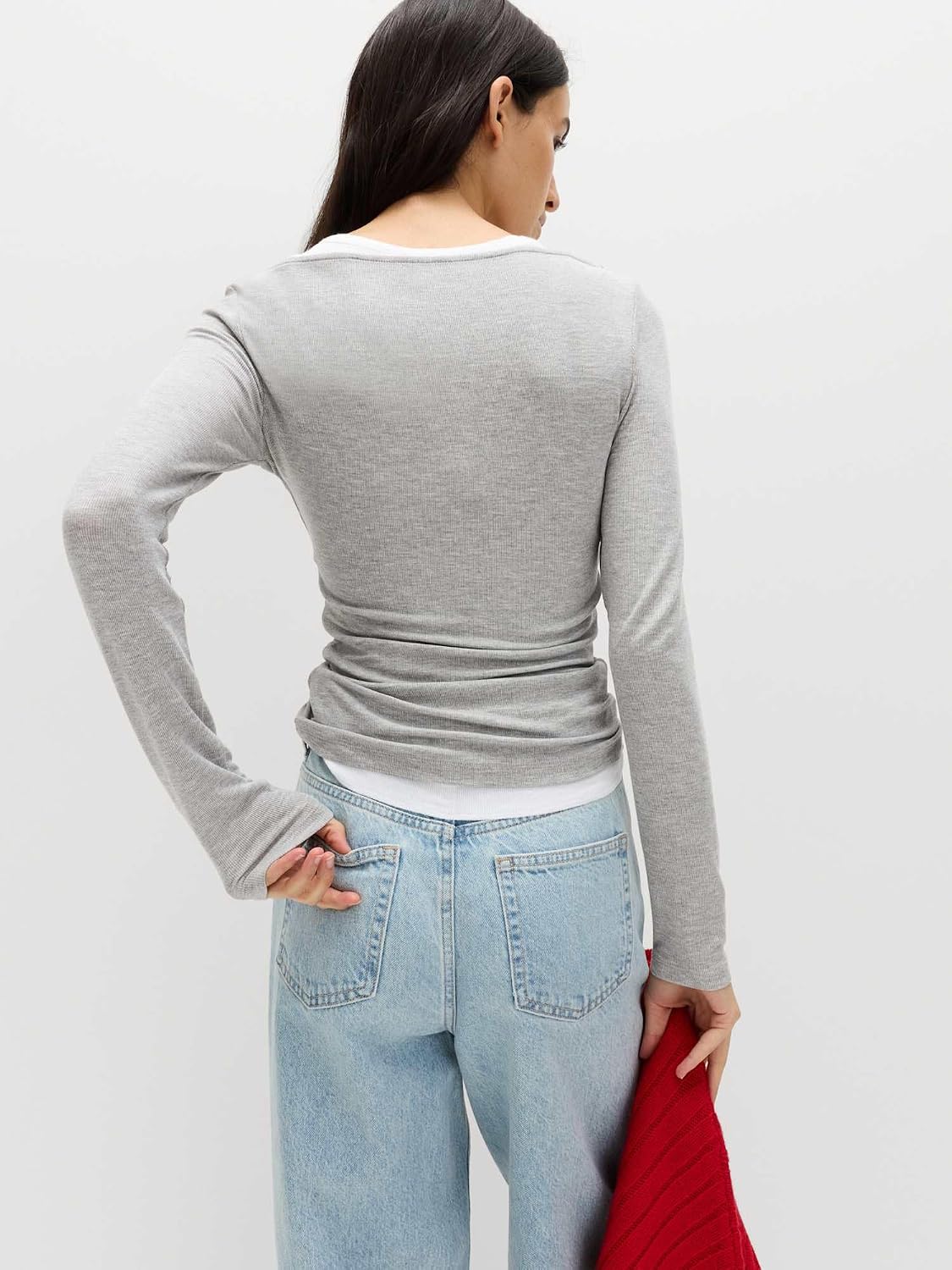 Detalle de Marks & Spencer Henleytop voor dames, dubbellaags