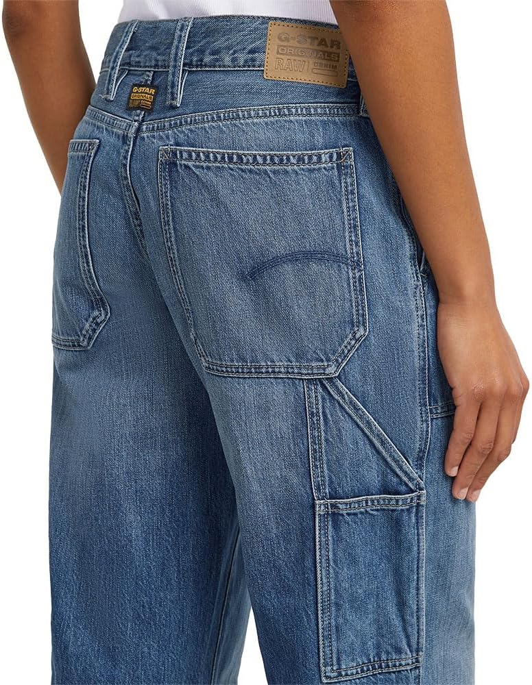 Detalle de G-Star Femmes Judee Carpenter Loose Jeans — coupe ample et détails affirmés