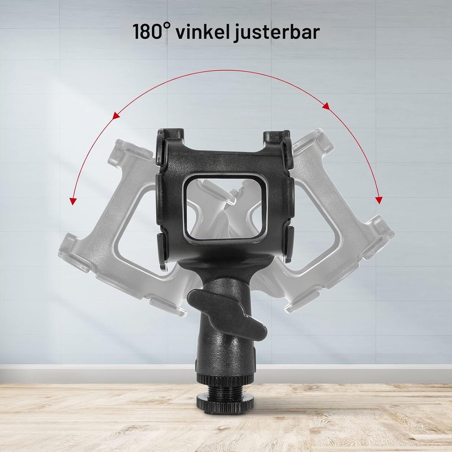 Detalle 2 de SMALLRIG 1859 mikrofonfäste för kamerasko och bom, 5/8 till 3/8 tum