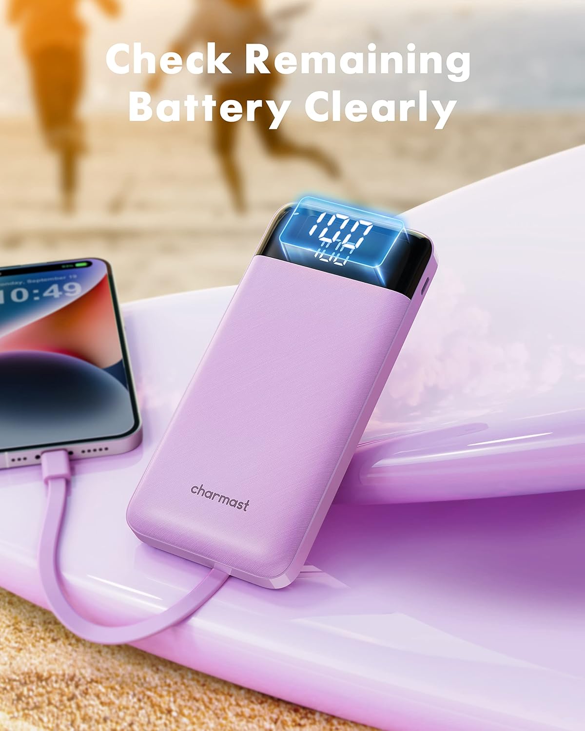 Thumbnail 6 de Charmast Power Bank with Built-in Cables X4