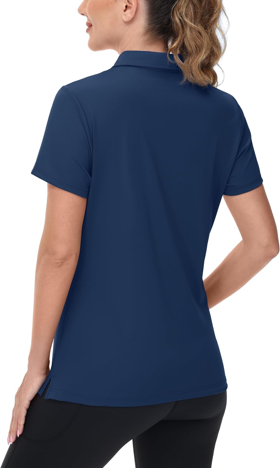 Detalle 2 de TACVASEN V-Neck Polo UPF 50+