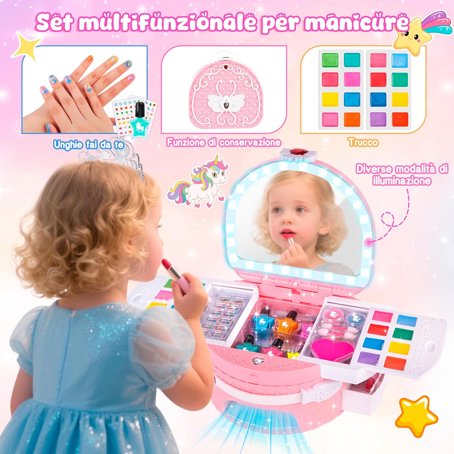 Detalle 2 de Herenear kit manicure bambina 6-12 anni