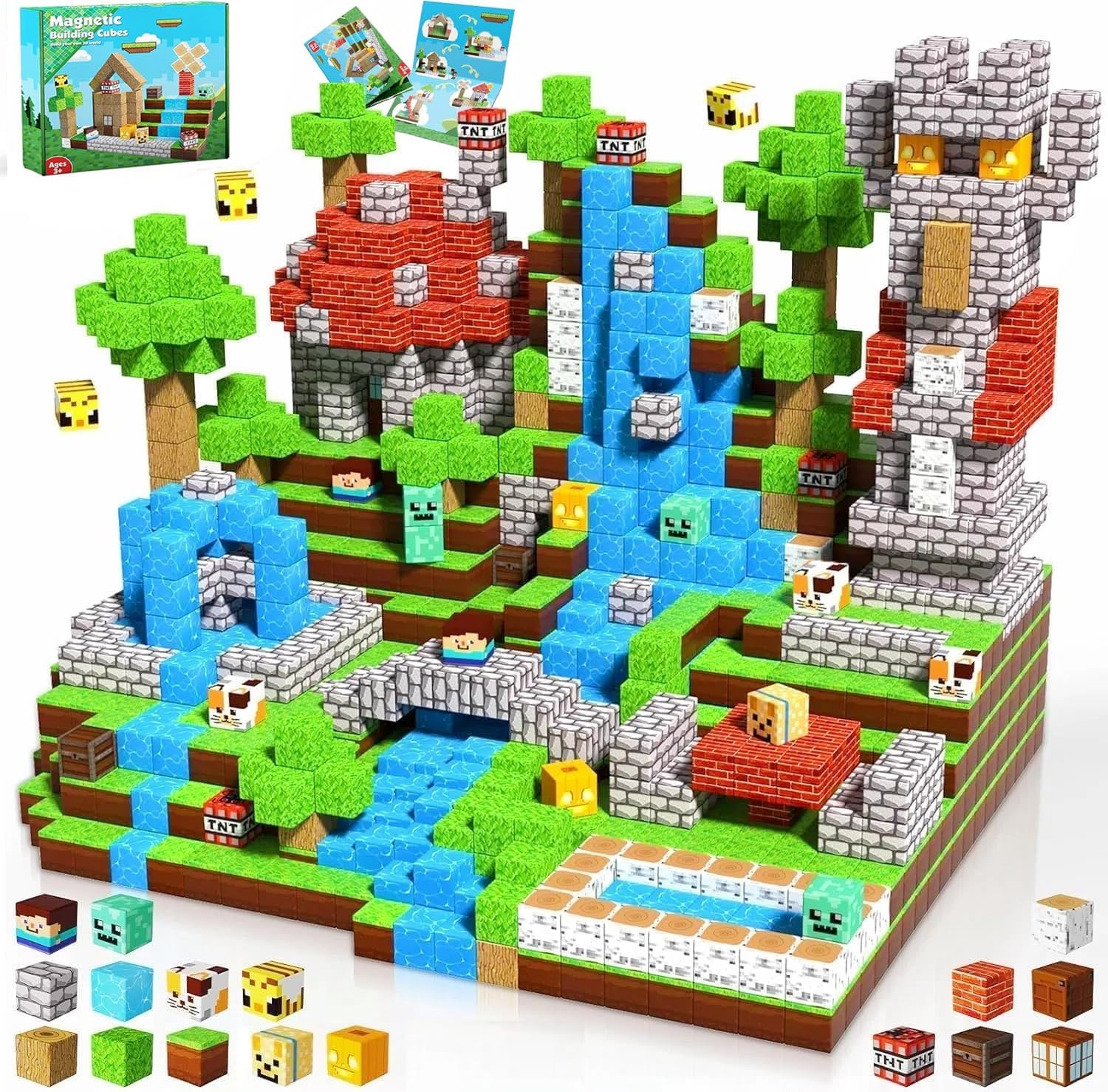 Thumbnail 6 de ToyUnited Magnetische Bausteine: Piratenschiff mit 100 Teilen – Abenteuer auf hoher See