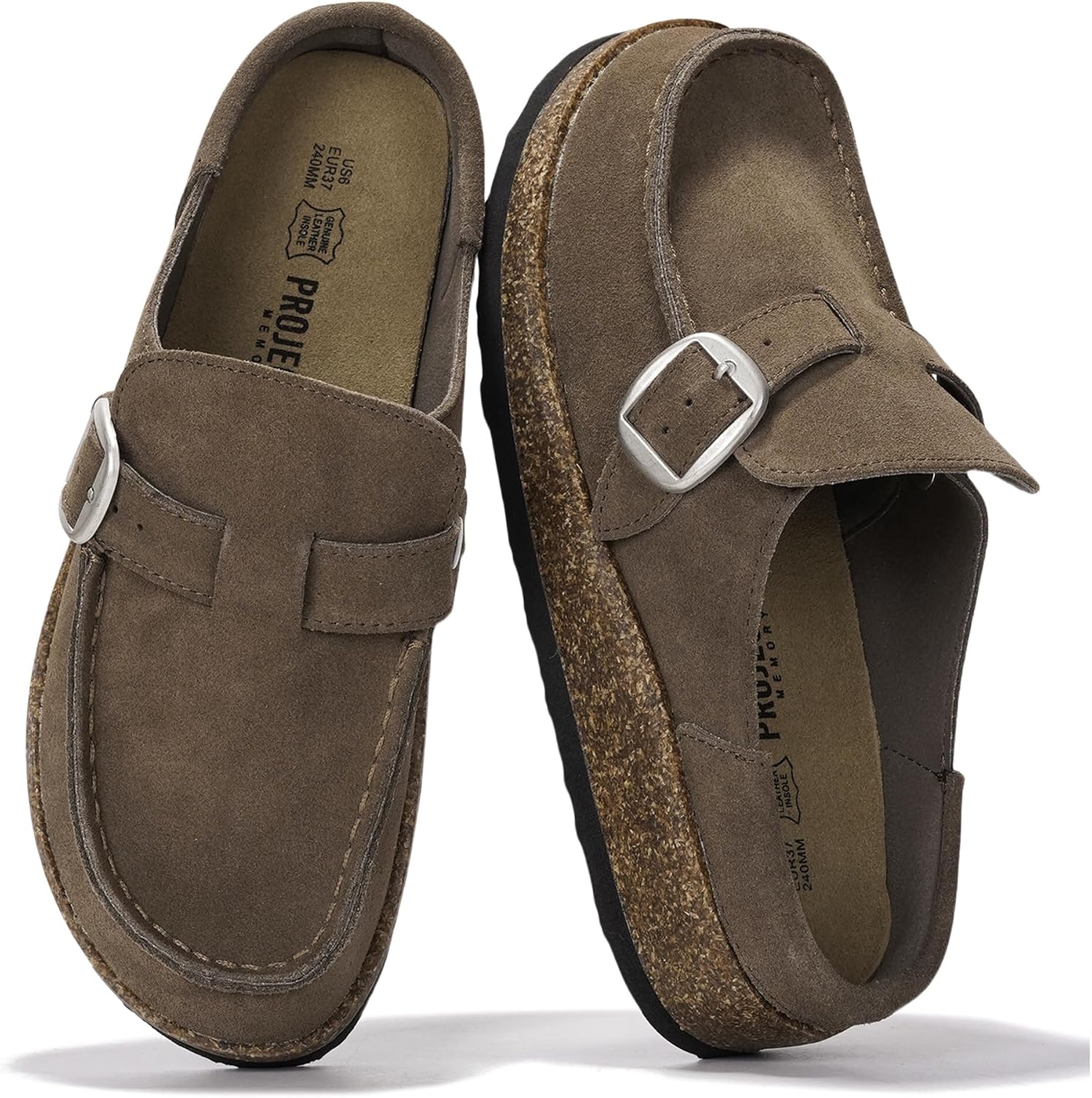 Detalle de Carline Cloud Comfort Clogs women's memory foam mules 👡
