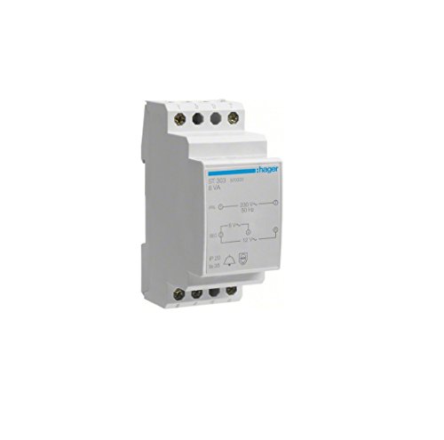 Detalle 2 de Hager ST303 – Transformateur 8 VA 230/8 V, 12 V de sortie