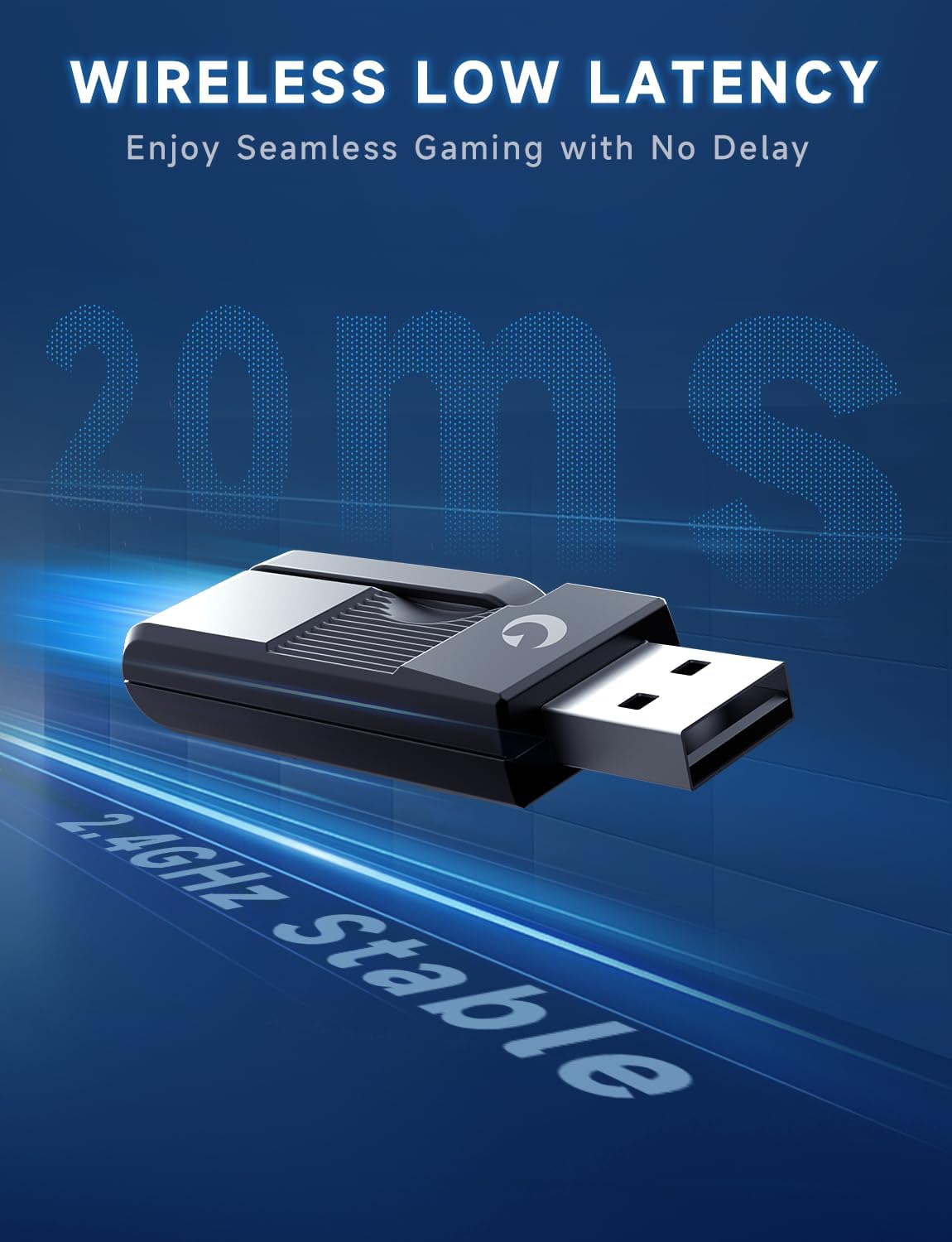 Thumbnail 3 de Gvyugke Wireless Gaming Headset for PS5/PS4/PC/Switch & Bluetooth devices with 2.4GHz, 7.1 and noise-cancelling mic