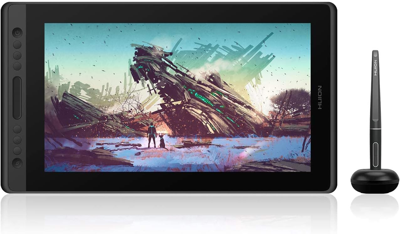 Detalle de HUION Kamvas Pro 16 15.6-inch IPS Graphics Tablet with Anti-Glare Screen