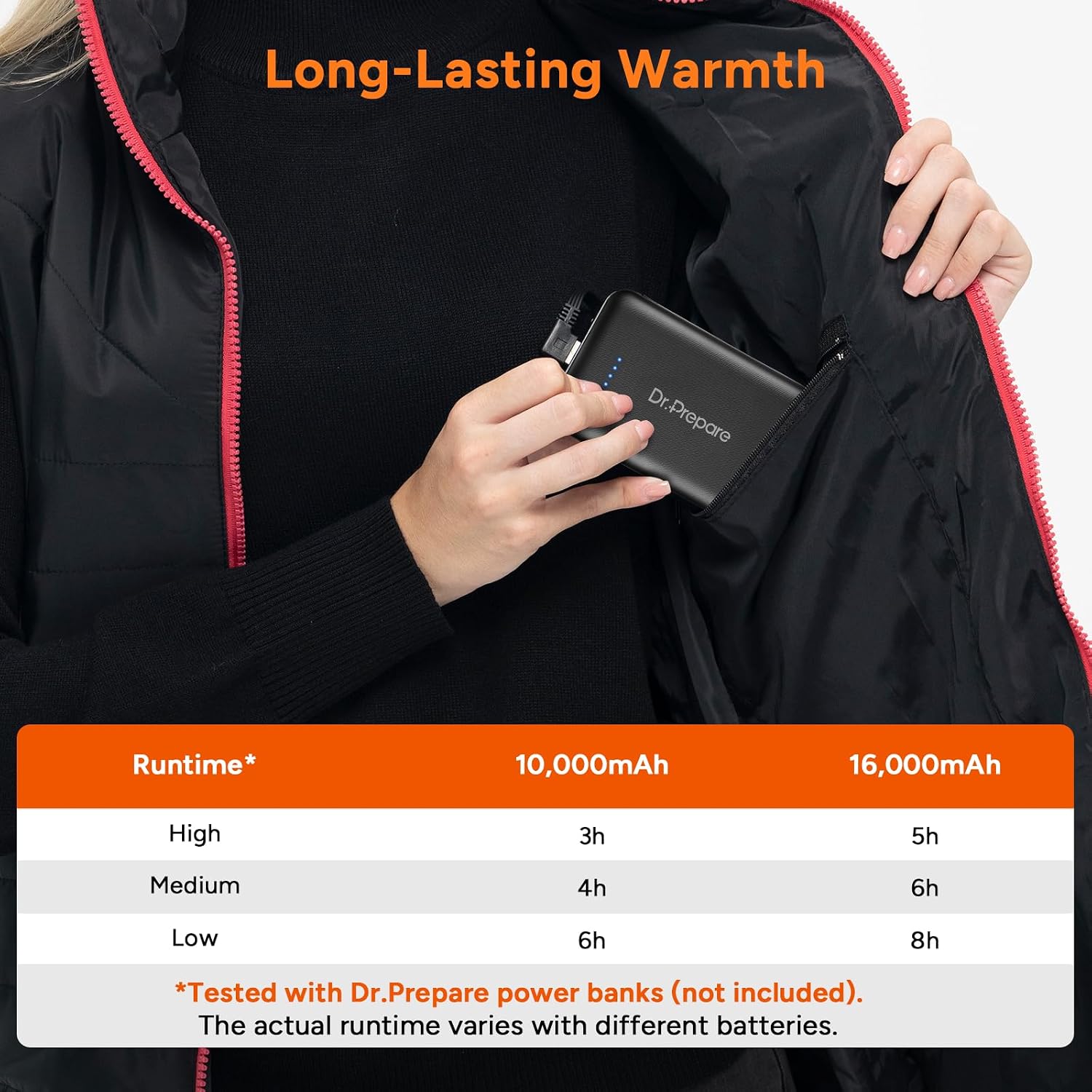 Thumbnail 5 de DR.PREPARE Women’s Heated Gilet 3-level