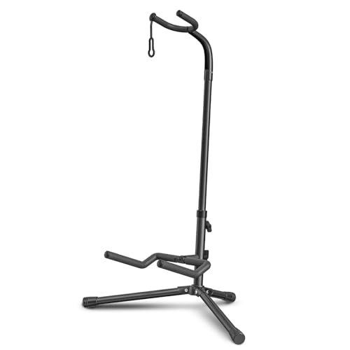 GLEAM CG-4 Adjustable Folding Guitar Stand for Electric, Classical Guitars & Bass