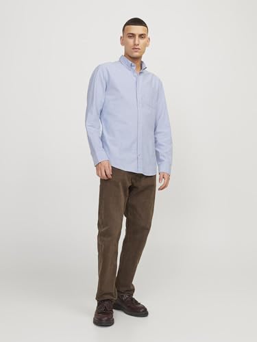 Thumbnail 3 de Jack & Jones Jjeoxford Shirt L/S L camisa hombre azul cachemira