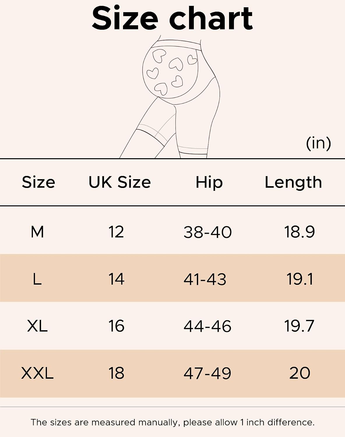 Thumbnail 5 de INNERSY Womens Maternity Shorts Over Bump High Waist Anti Chafing Shapewear for Under Dresses