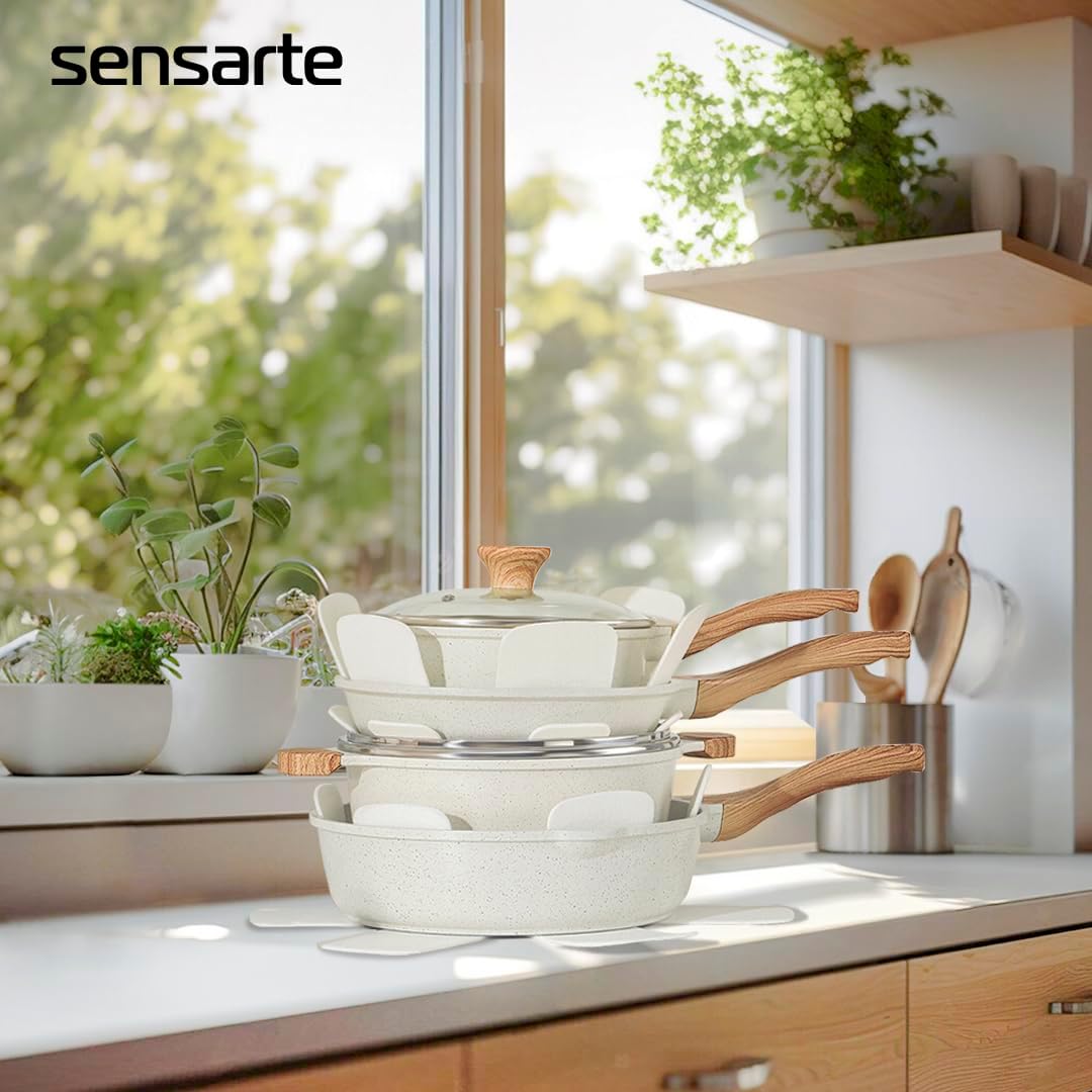 Thumbnail 6 de SENSARTE Ceramic Cookware Set 13-Piece