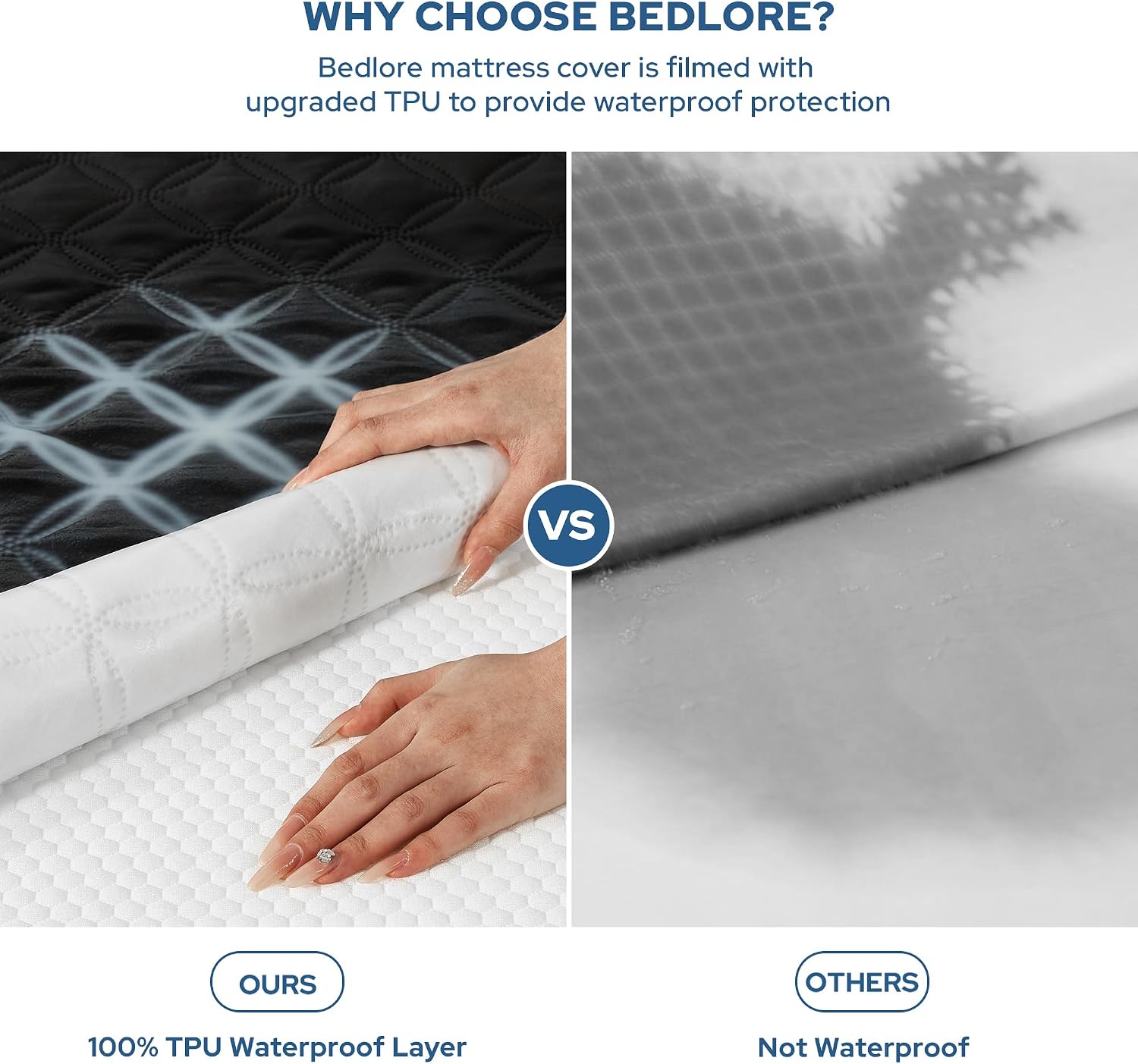 Thumbnail 1 de BEDLORE Waterproof Mattress Protector, Cal King