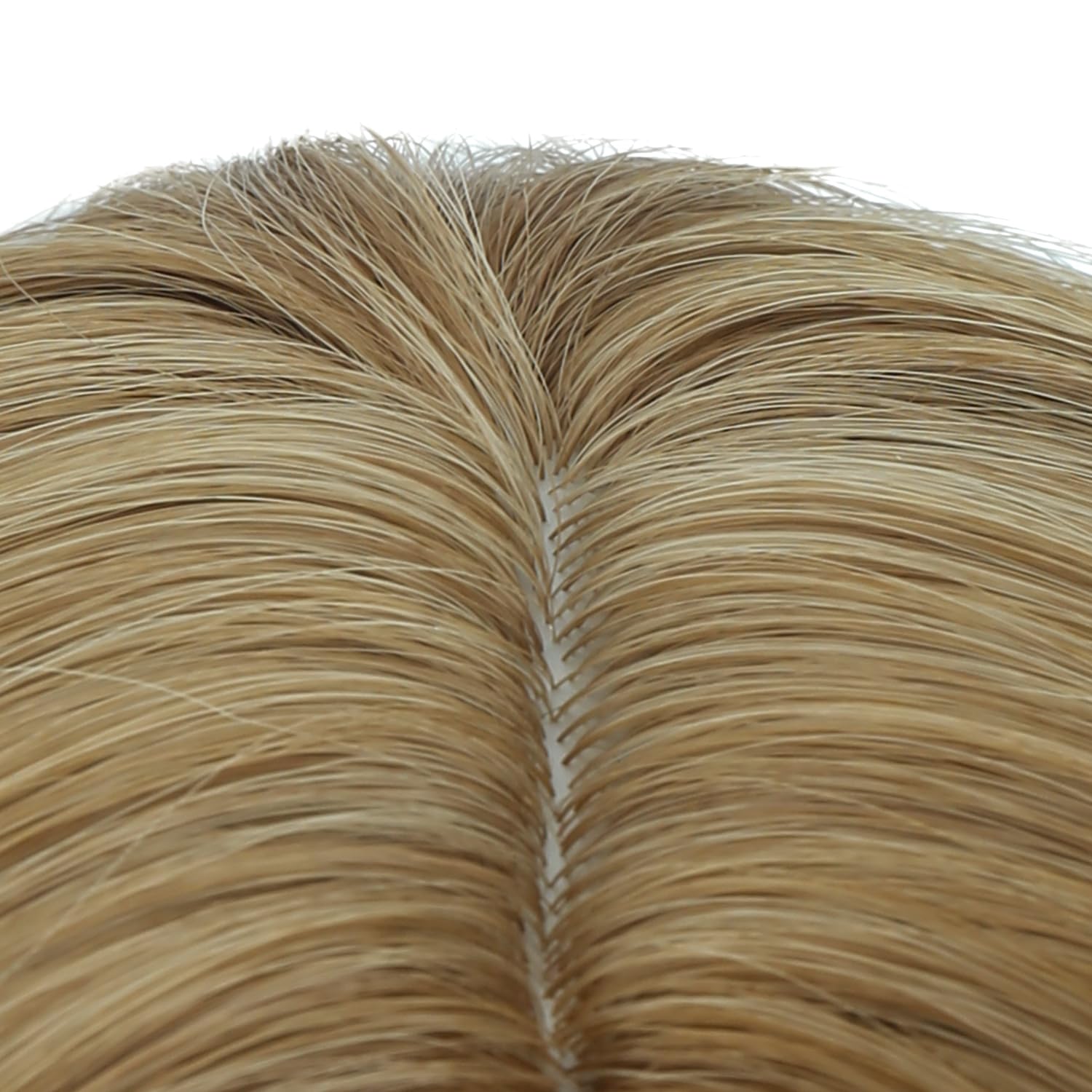 Detalle de PATTNIUM Kids Long Curly Synthetic Wig, Light Brown, Adjustable Cap