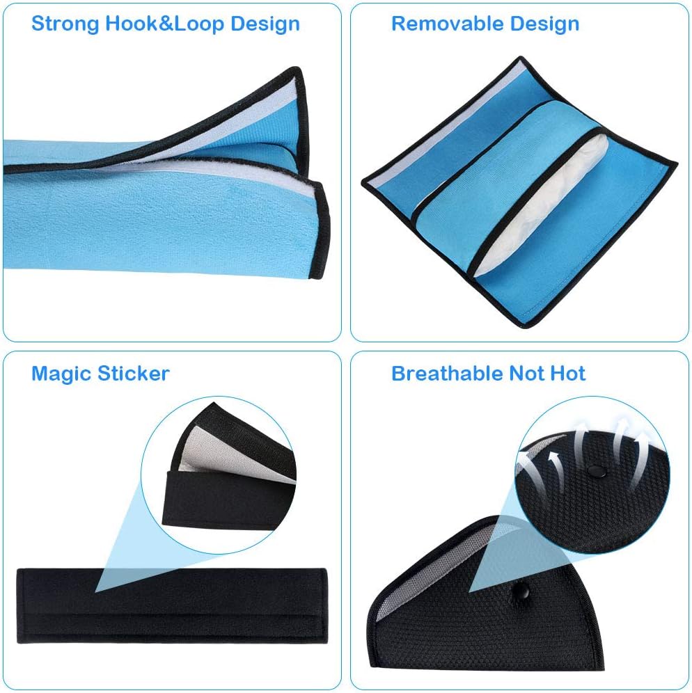 Thumbnail 2 de URAQT Car Seat Belt Pad: 4-in-1 Comfort for Kids and Adults