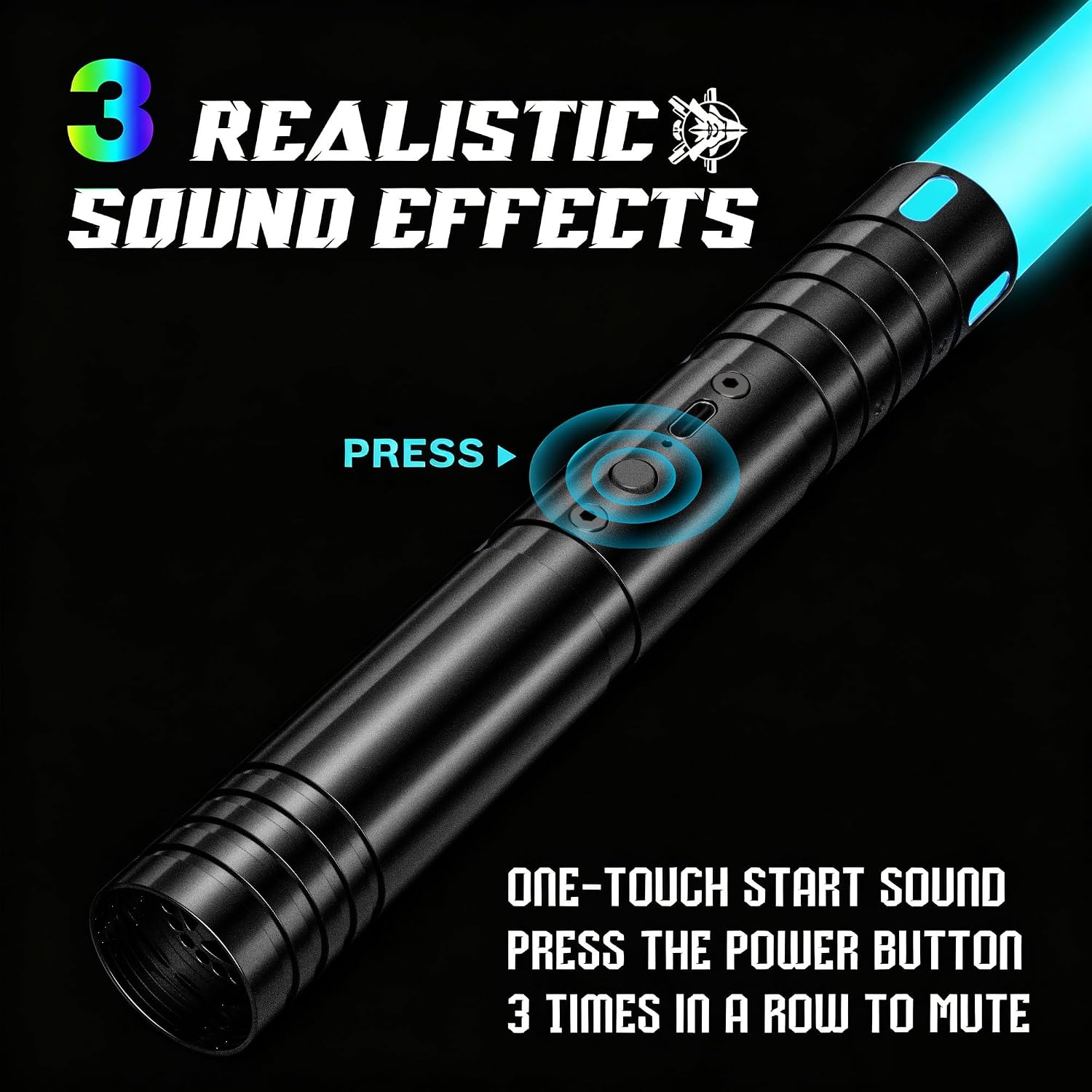 Thumbnail 4 de RGB 15-Color USB Rechargeable Lightsaber 2-Pack