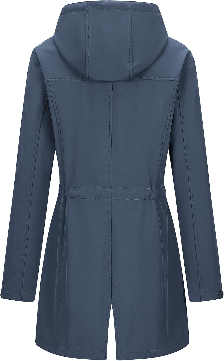 Detalle de 33,000ft 3JL012A Women's Hooded Softshell Jacket, Fleece-Lined and Water-Resistant