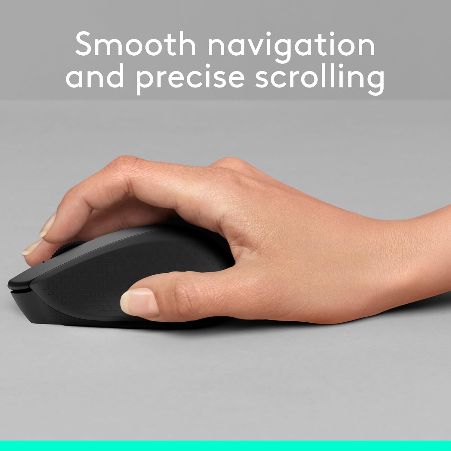Thumbnail 3 de Logitech M330 Silent Plus Wireless Mouse, 2.4 GHz, 1000 dpi, Black